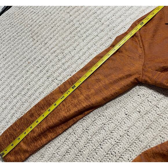 Yest The Netherlands Open Front Jacket Long Length Blazer Womens Size 8 Orange - Picture 6 of 15